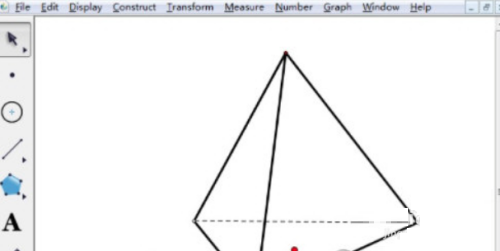 几何画板切割三棱锥的方法 几何画板如何切割三棱锥