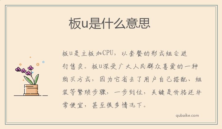 板u是什么意思