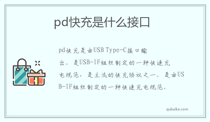 pd快充是什么接口