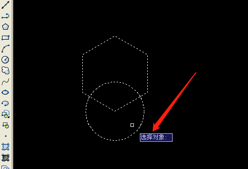 AutoCAD2007如何使用差集工具 使用差集工具的方法