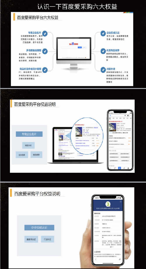 百度爱采购六大权益