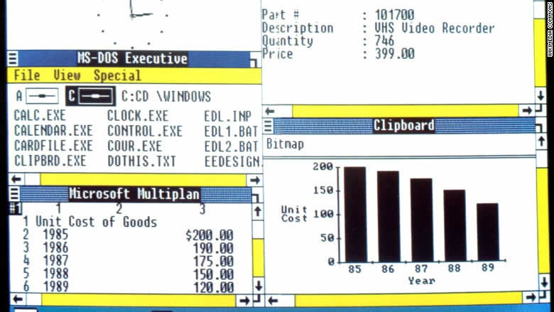 看微软 Windows 30年发展简史，你用过最早的系统版本是什么？