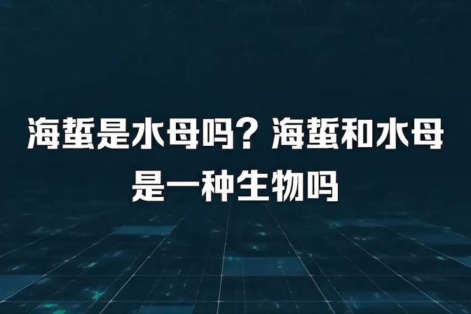 海蜇和水母的区别（海中的两种生物形态相似，但又大不相同，分辨方法）