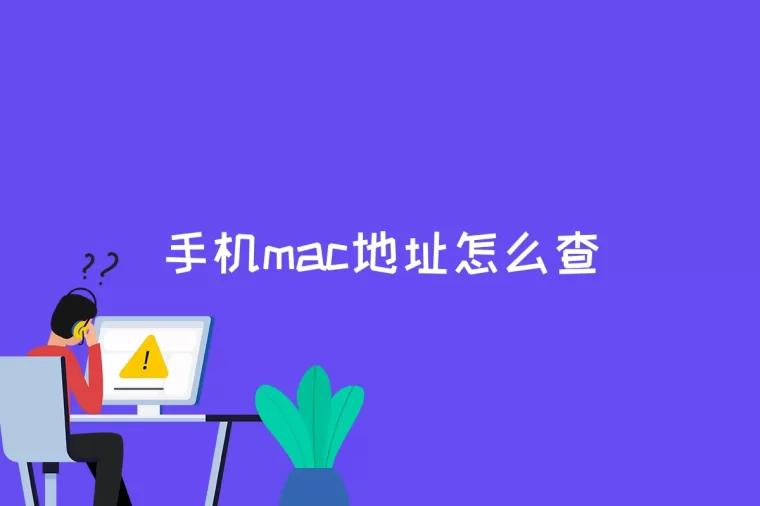 手机mac地址怎么查