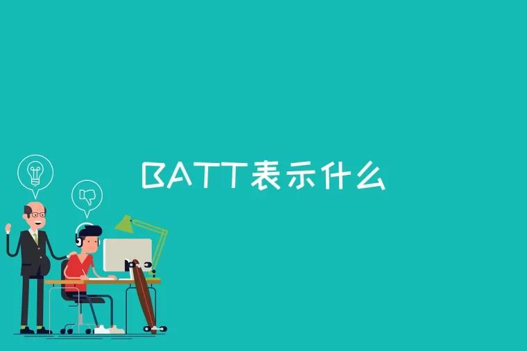 BATT表示什么