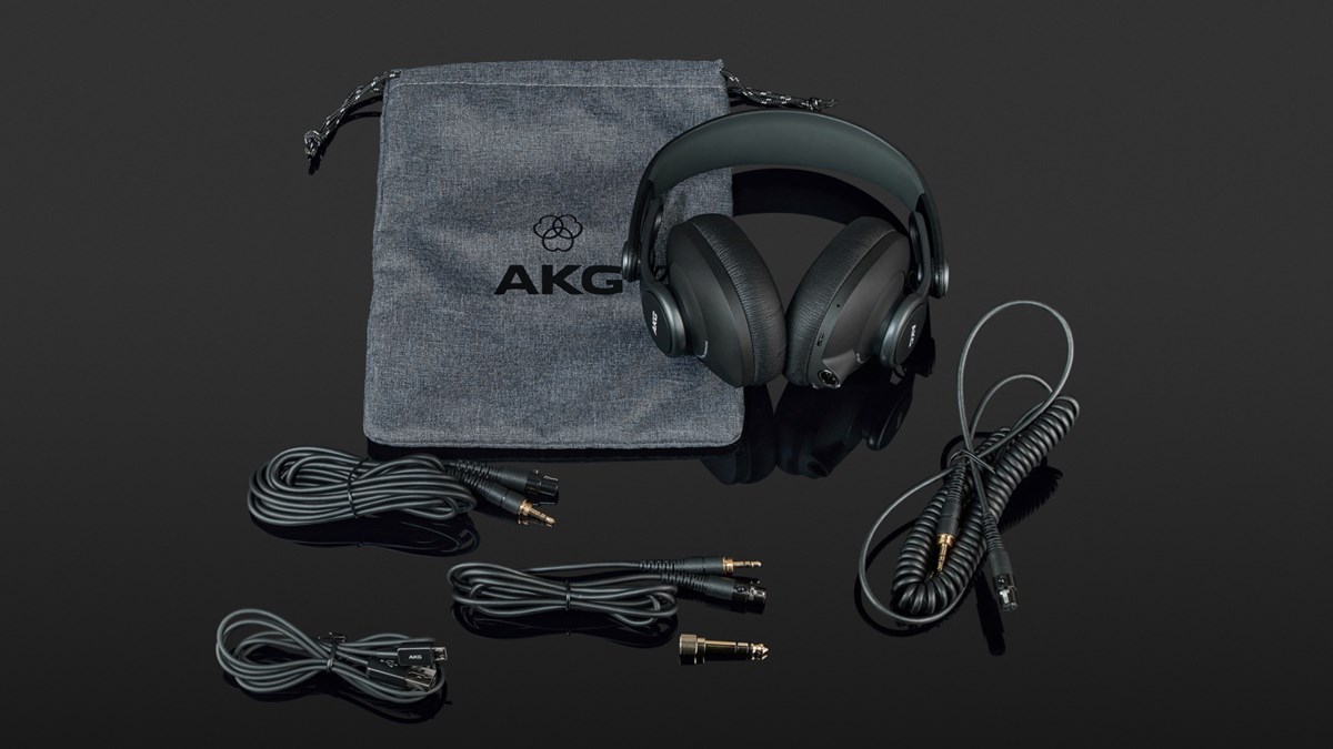 AKG K371-BT头戴式耳机，高品质便携式录音室监听器