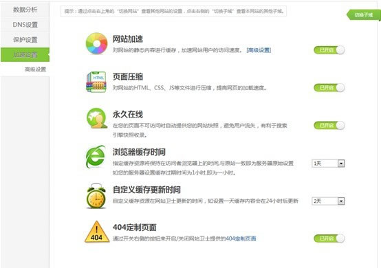 加速乐、360网站卫士、安全宝的CDN网站加速体验