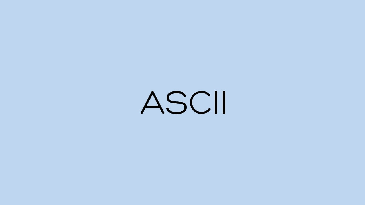 ASCII码是几进制数