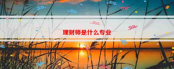 理财师是什么专业