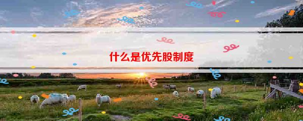 什么是优先股制度