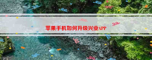 苹果手机如何升级兴业APP