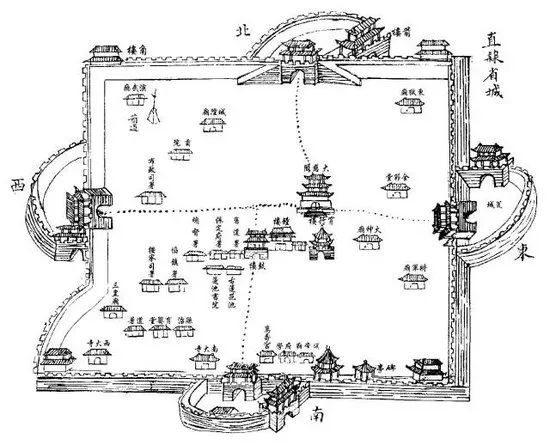 西安城墙角楼是什么时候的