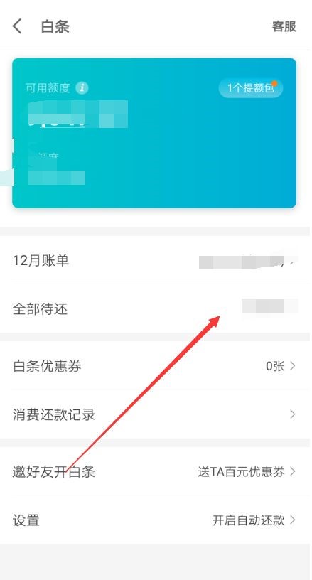 京东白条怎么提前还款