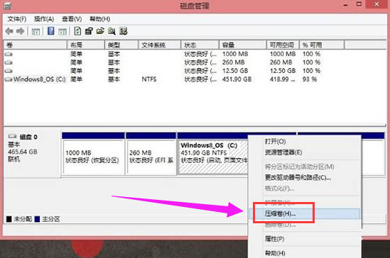 最快捷的Win8系统电脑硬盘分区的方法