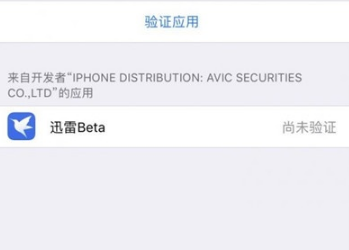 手机迅雷无法验证应用怎么办