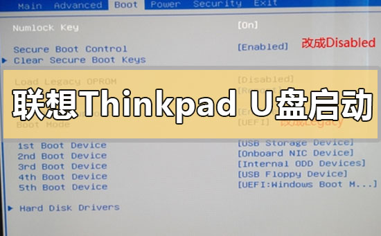 联想thinkpad台式机怎么设置u盘启动