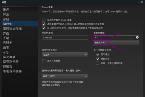 steam游戏怎么快速截图详细教程