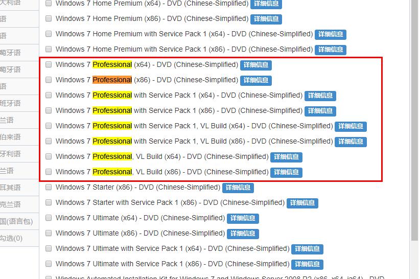 msdn我告诉你win7哪个是专业版