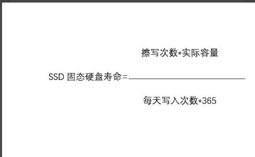 120g固态硬盘寿命使用时长详情