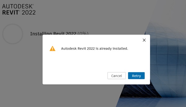 revit2022安装错误1603(revit2022安装错误代码1603)