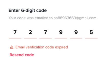 tiktok注册验证码验证失败解决方法