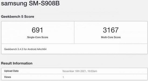 exynos2200geekbench分数介绍