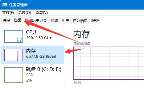 查看电脑内存使用情况教程