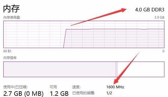 查看电脑内存大小和频率教程