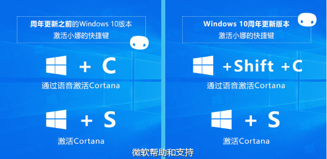 win10键盘一键激活小娜