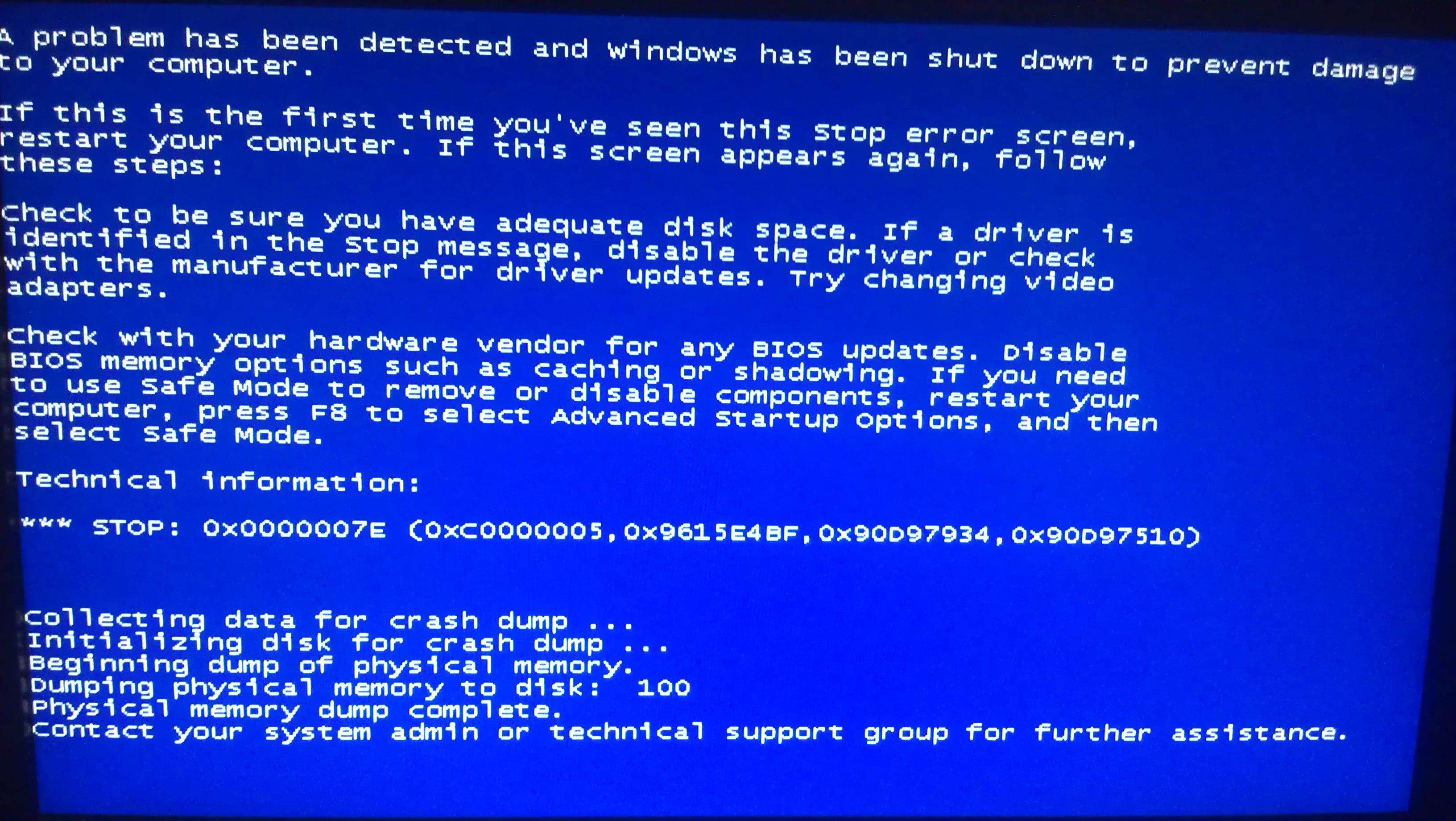 问题事件名称:BlueScreen是什么意思