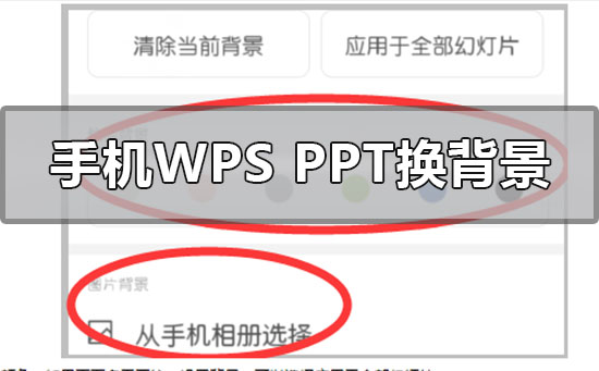 手机wpsPPT背景图片怎么设置相册(平板wpsppt背景图片怎么设置)