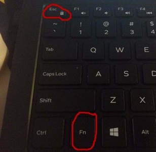win10关闭fn热键戴尔