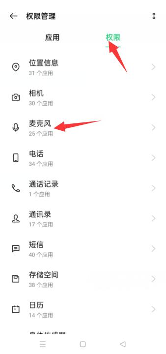 oppo手机麦克风权限设置在哪里