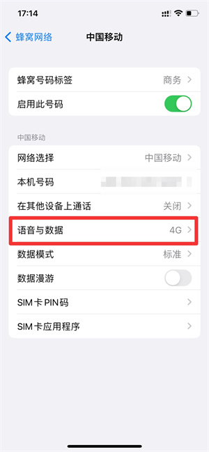 苹果13的5g开关在哪里