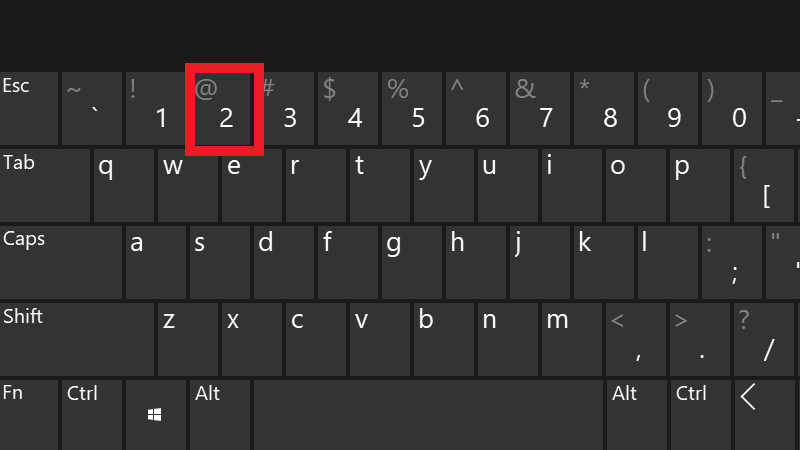 电脑键盘@怎么打上去