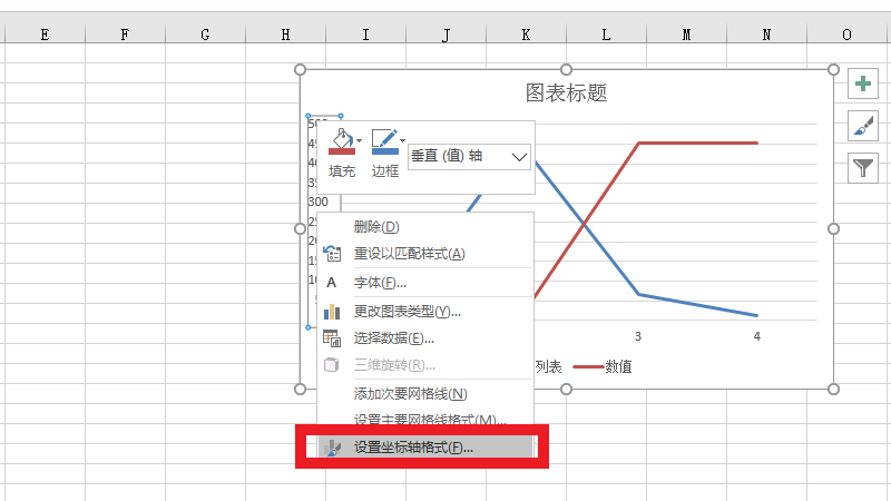 折线图纵坐标轴数据怎么设置